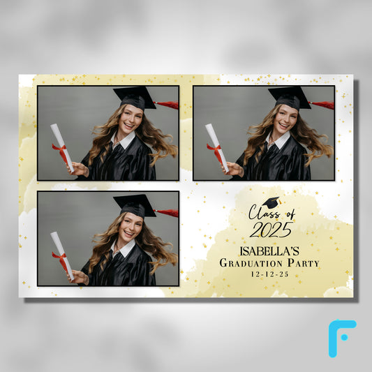 Charcoal Watercolor Graduation