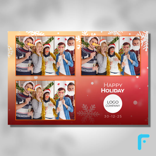 Red Aurora Holiday Winter Corporate Party