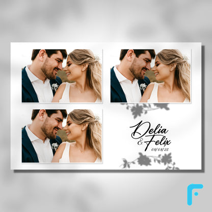 Chic Flower Shadow Wedding