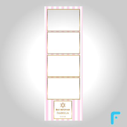 Pink Stripe Bat Mitzvah