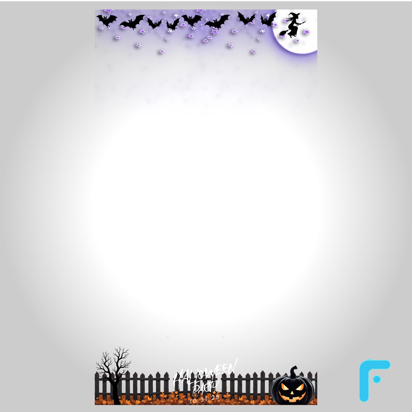 Purple Witch Halloween