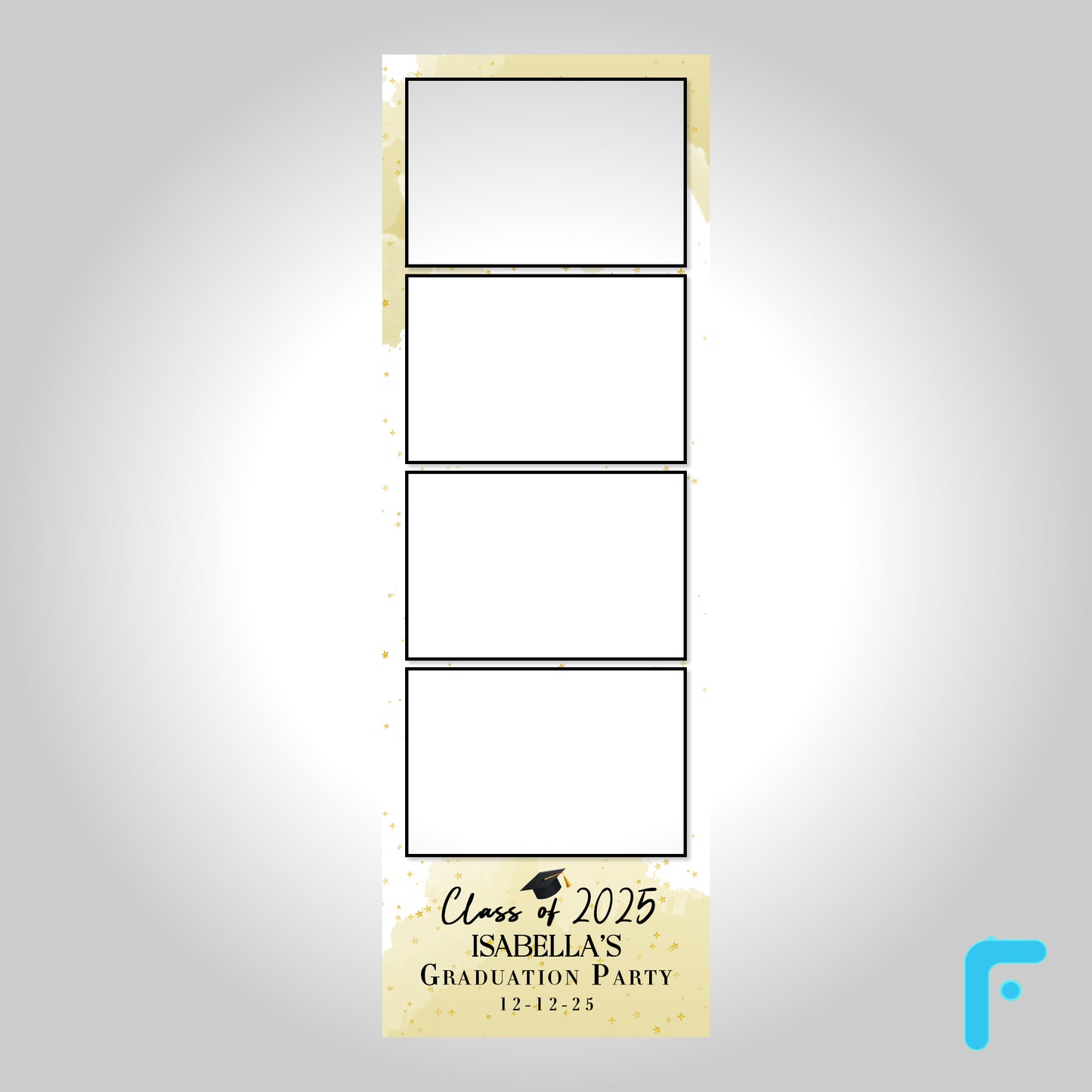 Charcoal Watercolor Graduation