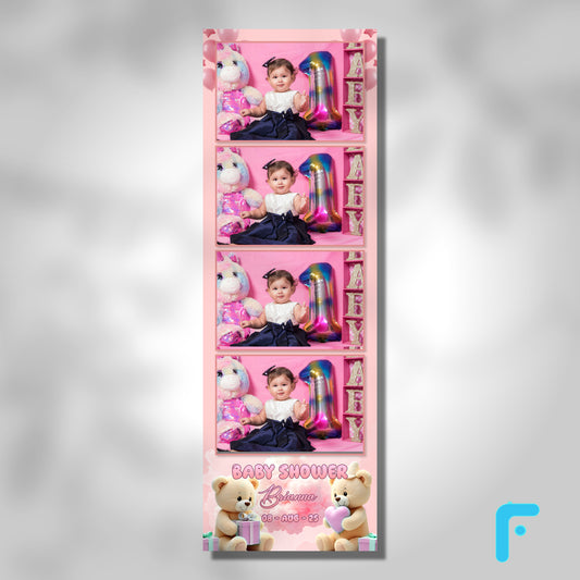 Pink Teddy Bear Baby Girl