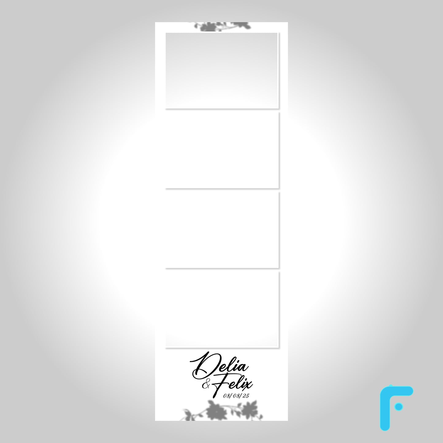 Chic Flower Shadow Wedding