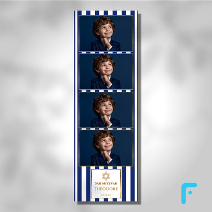 Blue Stripe Bar Mitzvah