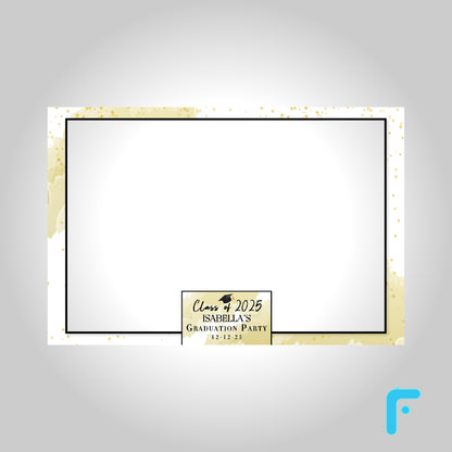 Charcoal Watercolor Graduation