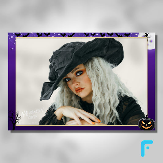 Purple Witch Halloween