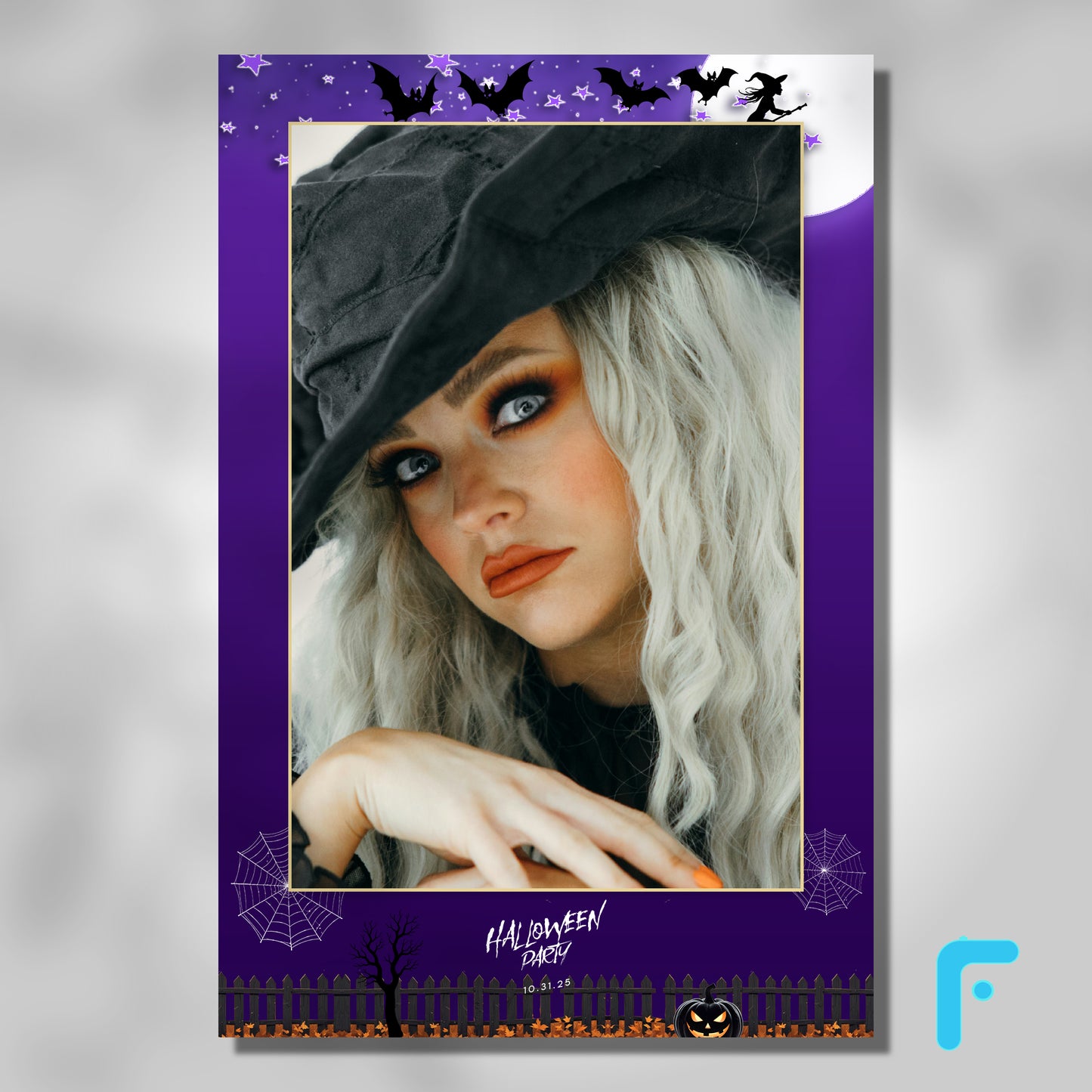 Purple Witch Halloween