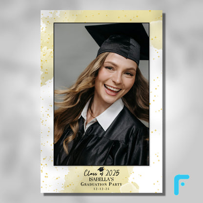 Charcoal Watercolor Graduation