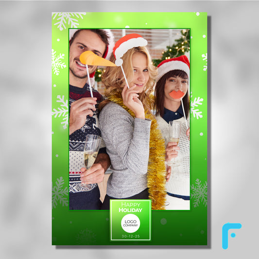 Green Aurora Holiday Winter Corporate Party