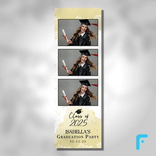 Charcoal Watercolor Graduation