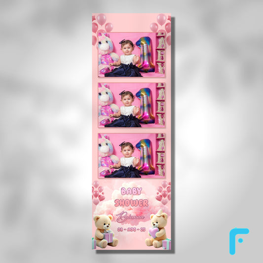 Pink Teddy Bear Baby Girl