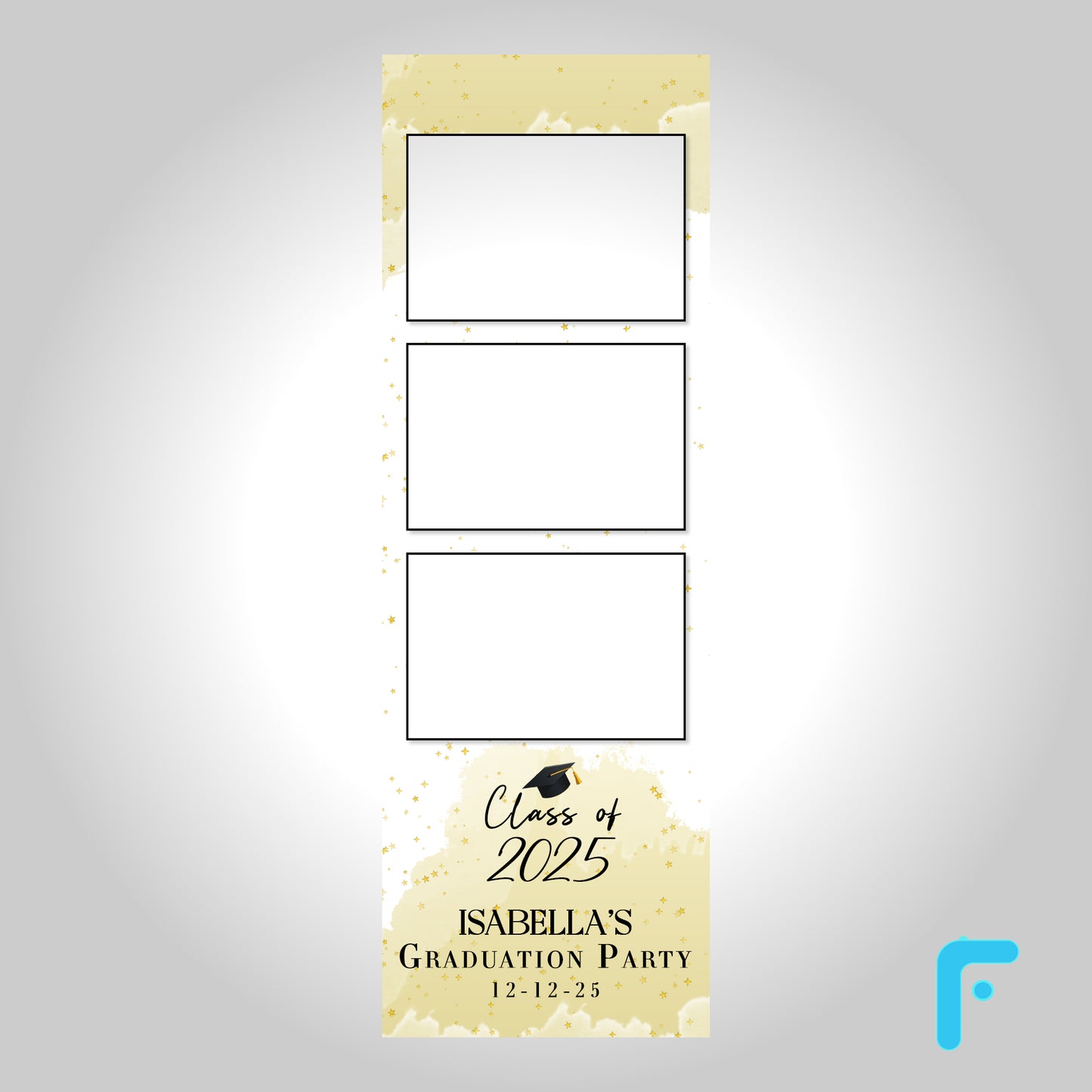 Charcoal Watercolor Graduation