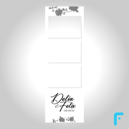 Chic Flower Shadow Wedding