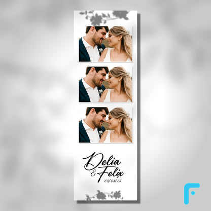 Chic Flower Shadow Wedding