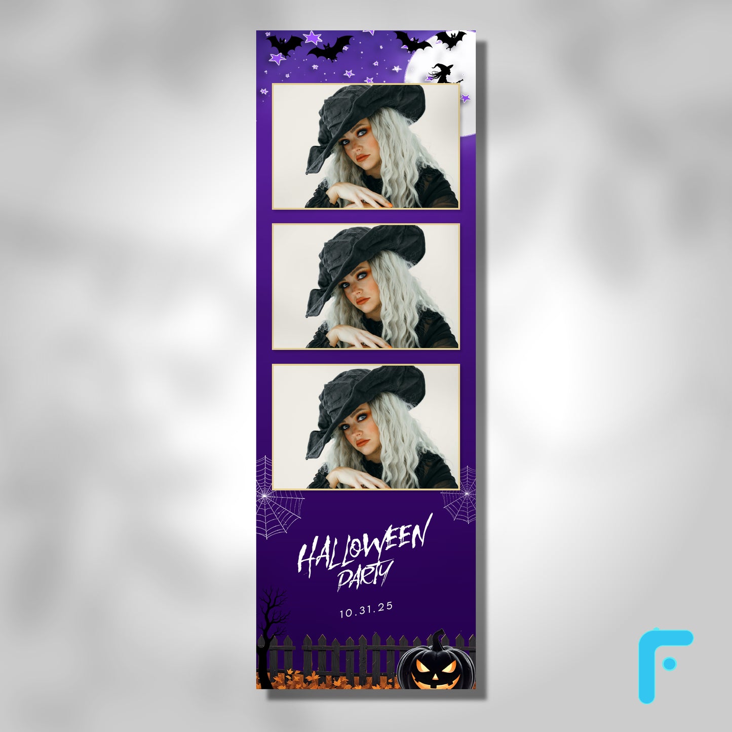 Purple Witch Halloween