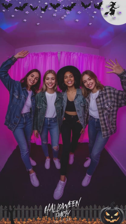 Purple Witch Halloween