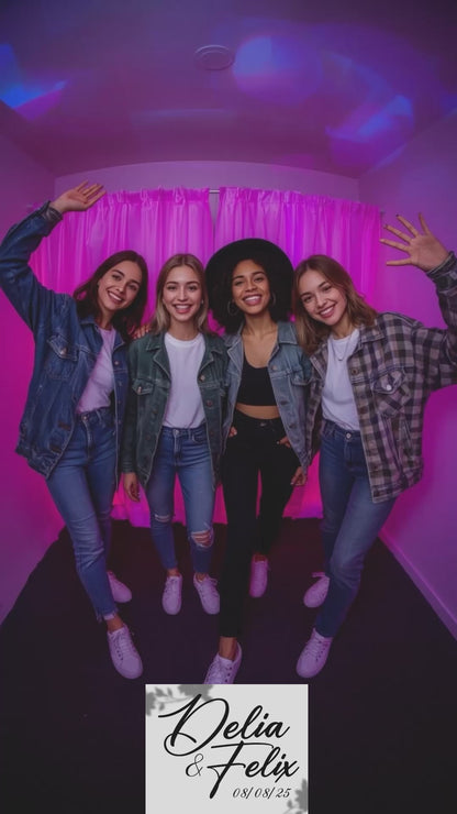 Chic Flower Shadow Wedding