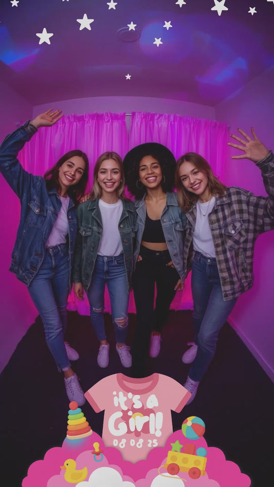 Starry Pink Toy Baby Girl