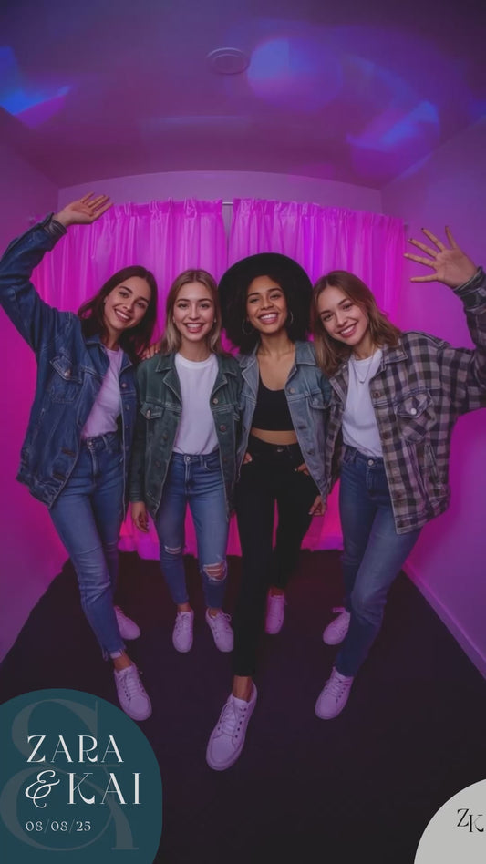 Geometric Tri Tone Wedding